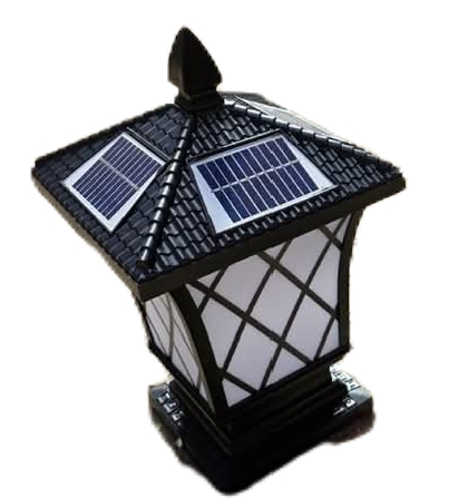  Solar Pillar Post Light
